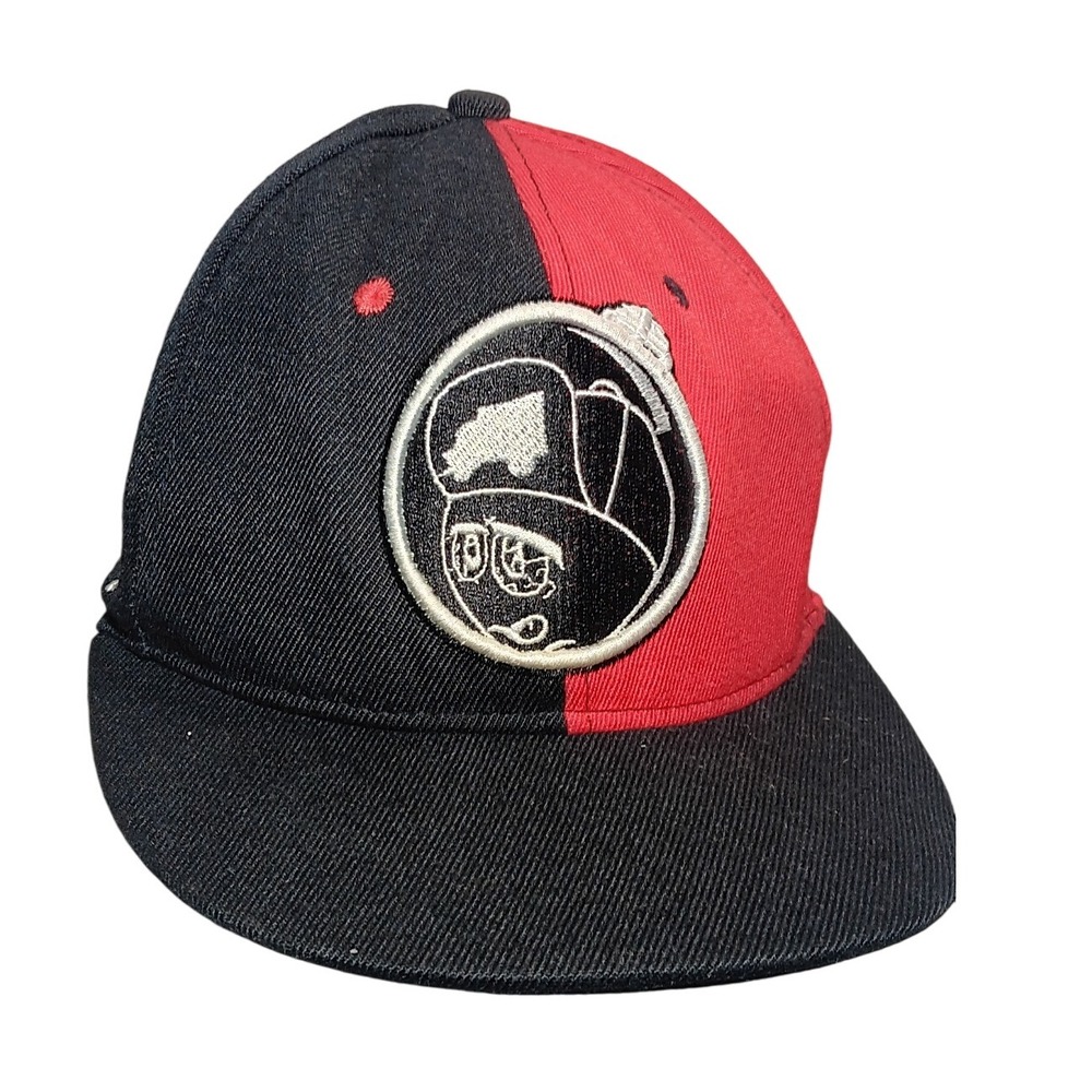 TRUKFIT Red Black Two Tone Fitted Adjustable Hat